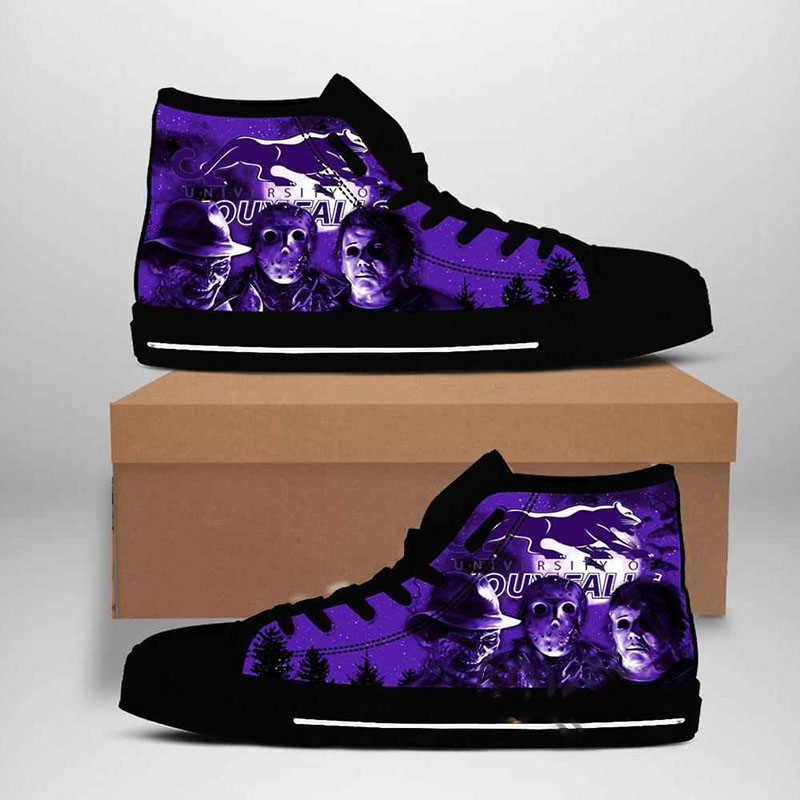 University Of Sioux Falls Cougars Ncaa High Top Shoes 7 University Of Sioux Falls Cougars Ncaa High Top Shoes