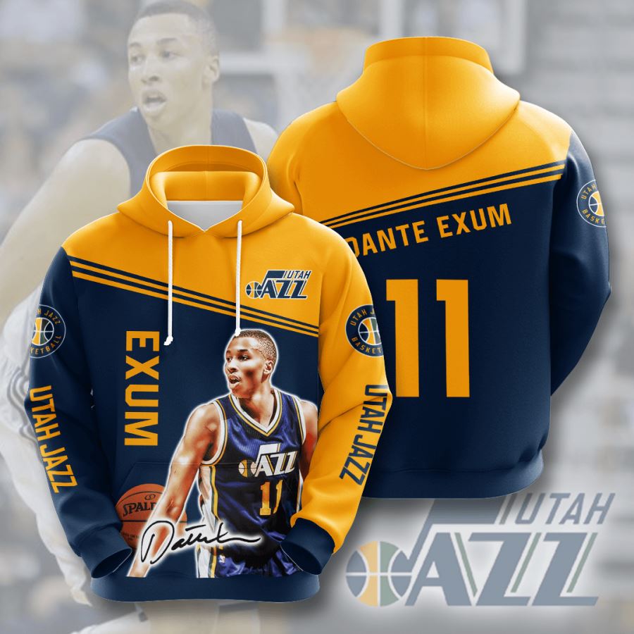 Utah Jazz Custom Hoodie 3D