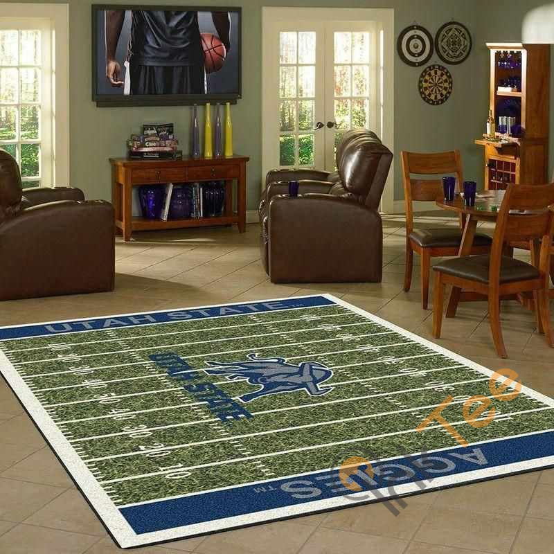 Utah State Aggies Home Field Area Rug 1 Utah State Aggies Home Field Area Rug