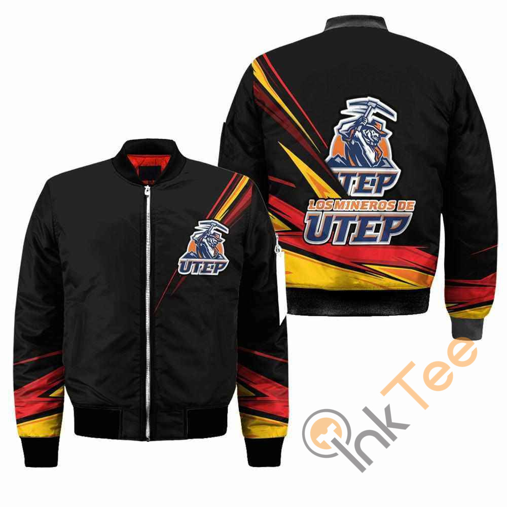 UTEP Miners NCAA Black Apparel Best Christmas Gift For Fans Bomber Jacket 15 UTEP Miners NCAA Black Apparel Best Christmas Gift For Fans Bomber Jacket