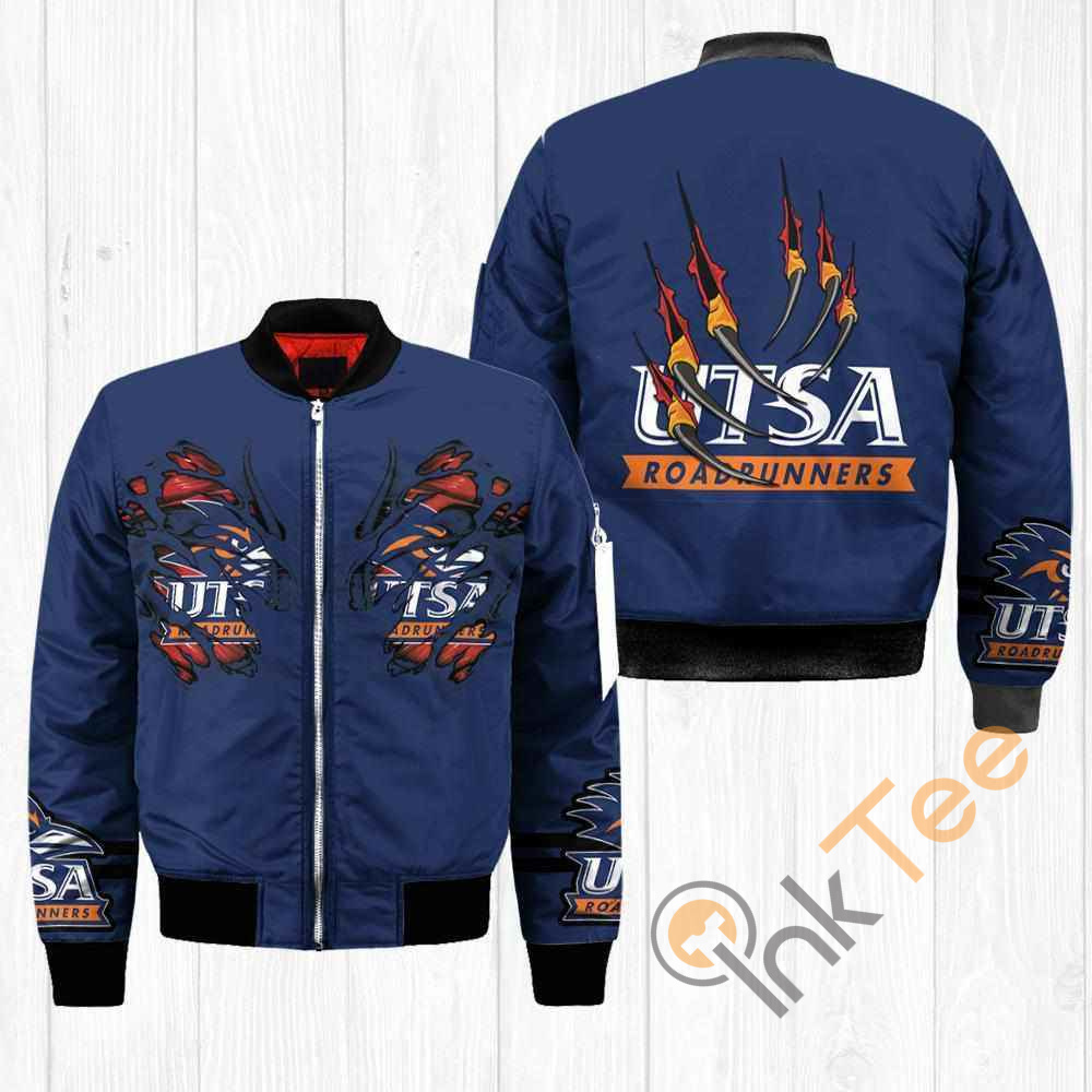 UTSA Roadrunners NCAA Claws Apparel Best Christmas Gift For Fans Bomber Jacket