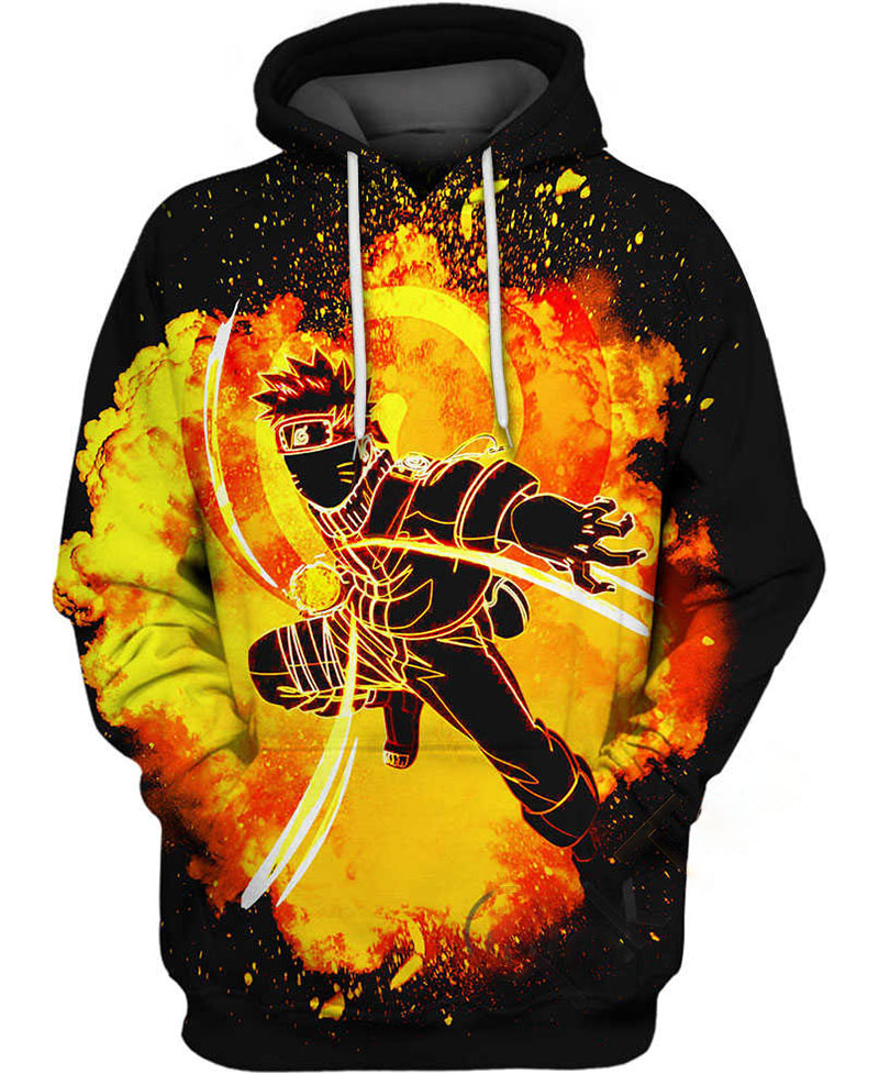 Uzumaki Naruto Fire Hoodie 3D 8 Uzumaki Naruto Fire Hoodie 3D