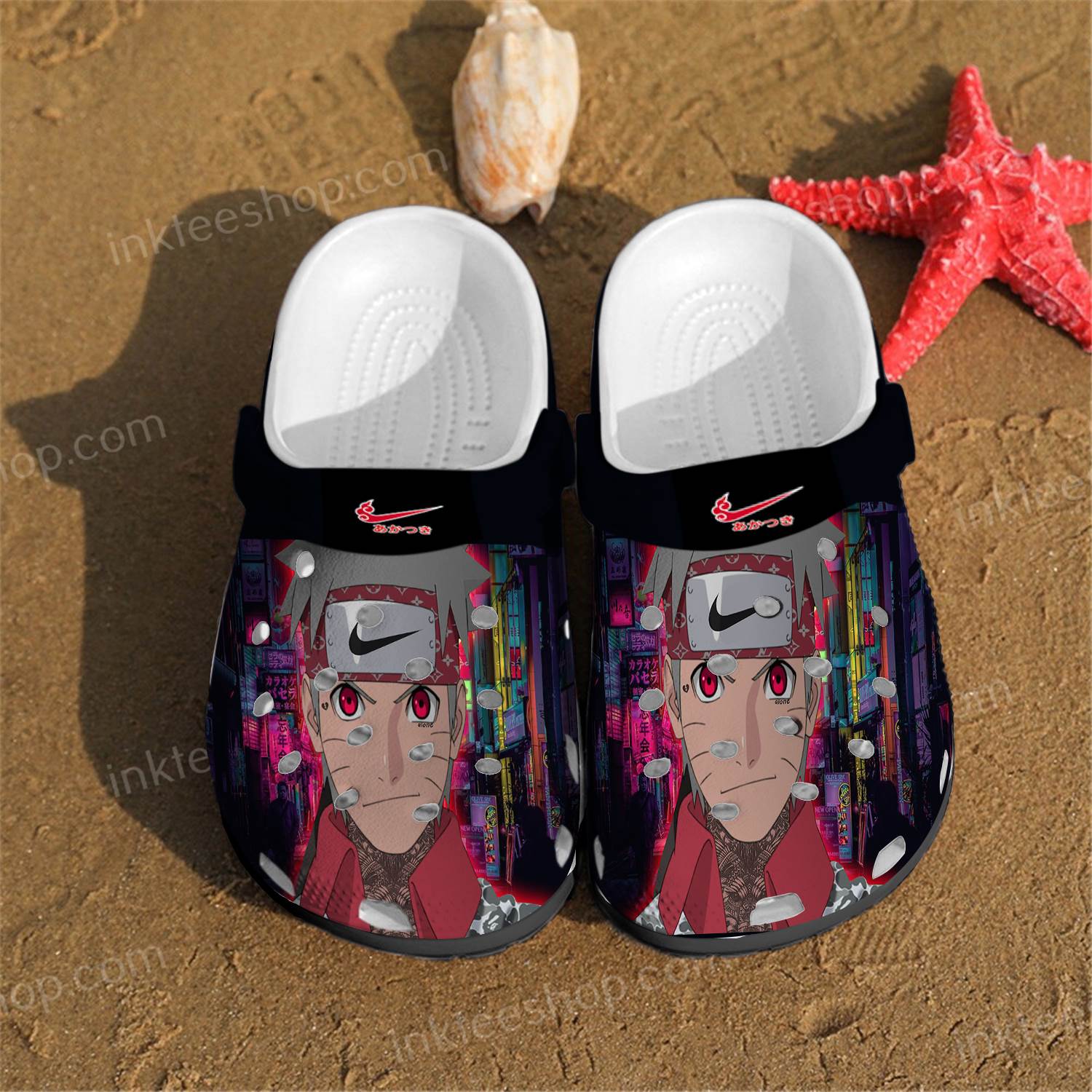 Uzumaki Naruto Supreme Nike Crocs Clog Shoes 11 Uzumaki Naruto Supreme Nike Crocs Clog Shoes