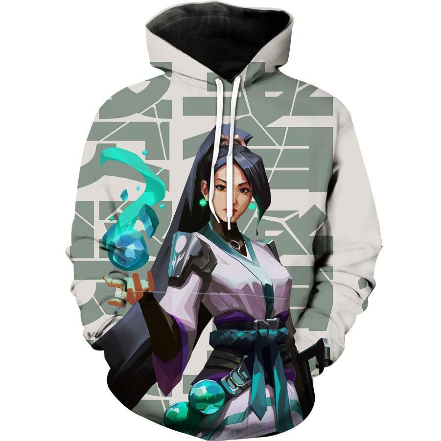 Valorant Sage Valorant Game Apparel Hoodie 3D