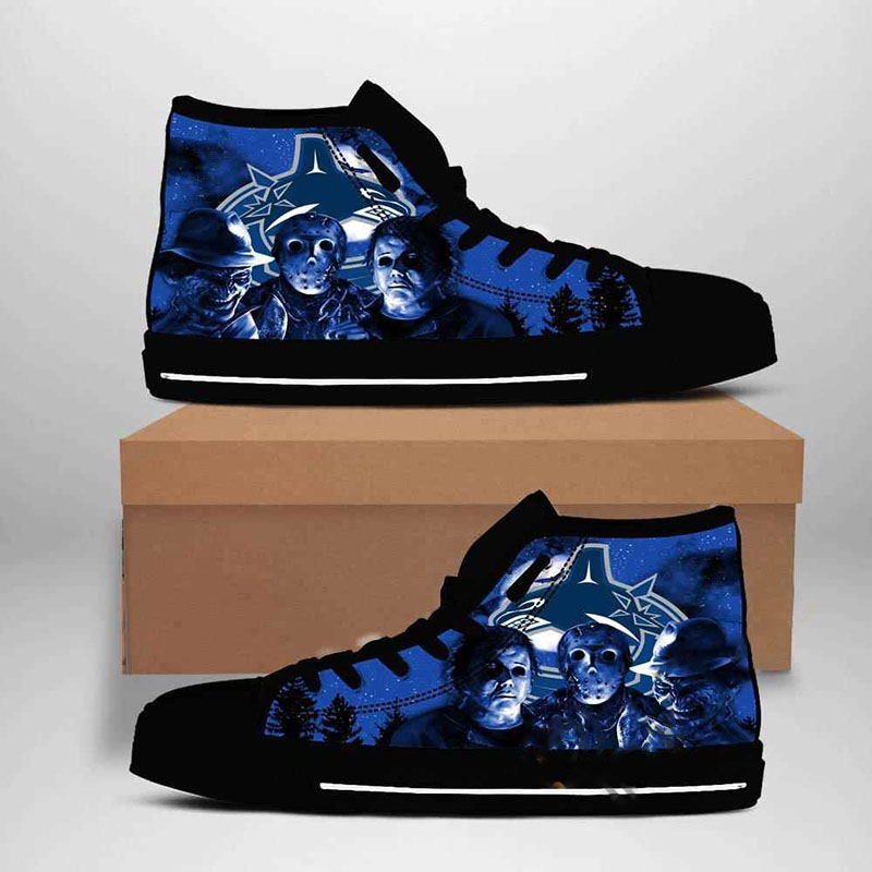 Vancouver Canucks Nhl Hockey High Top Shoes 1 Vancouver Canucks Nhl Hockey High Top Shoes