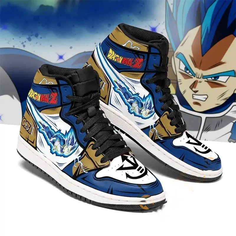 Vegeta Blue Dragon Ball Z Anime Amazon Air Jordan Shoes