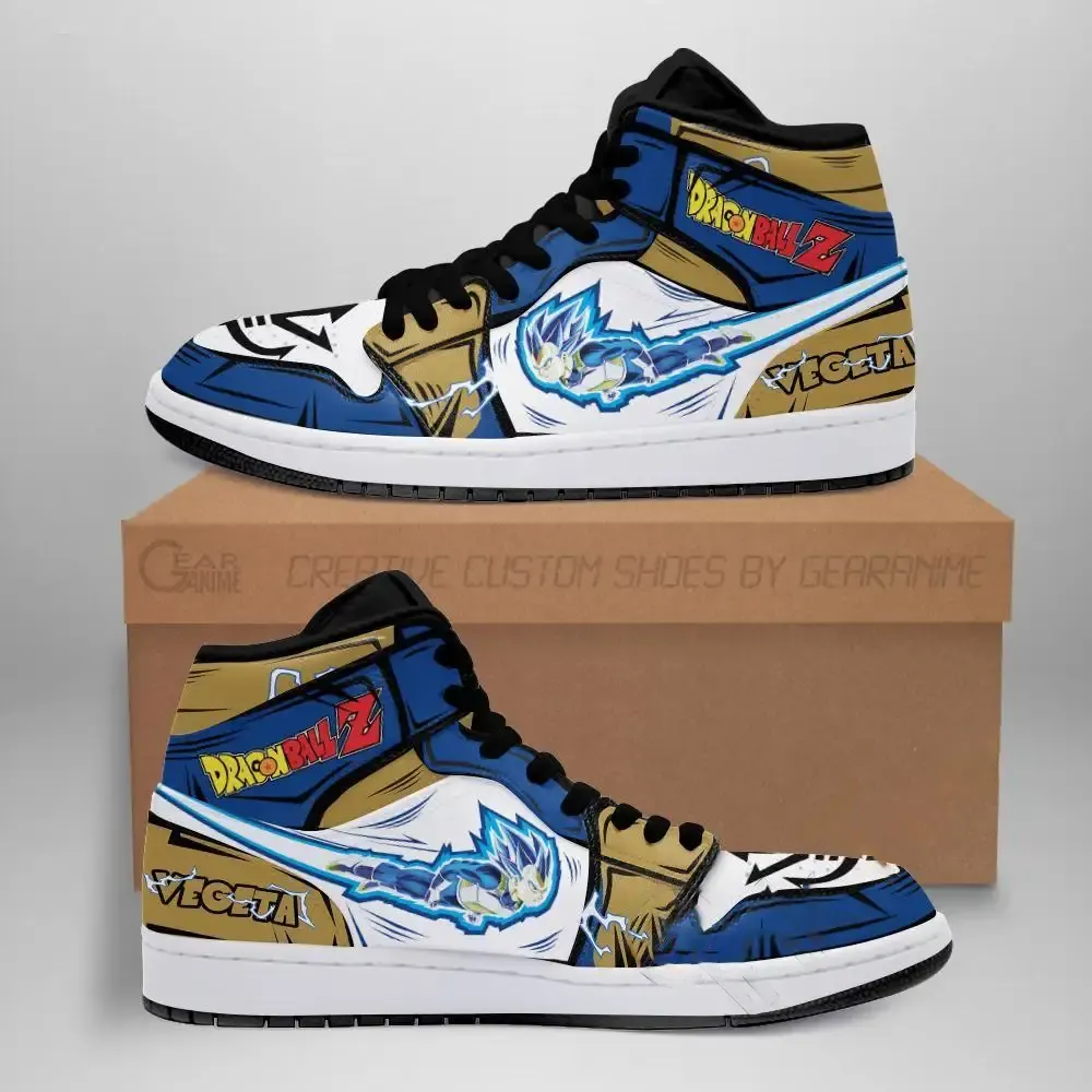 Vegeta Blue Jordan Dragon Ball Z Anime Amazon Nike Air Force Shoes