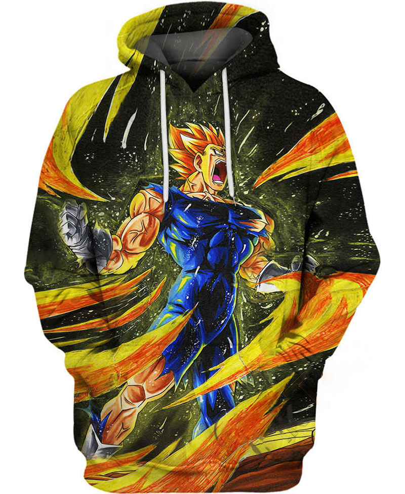 Vegeta Sacrifice Hoodie 3D