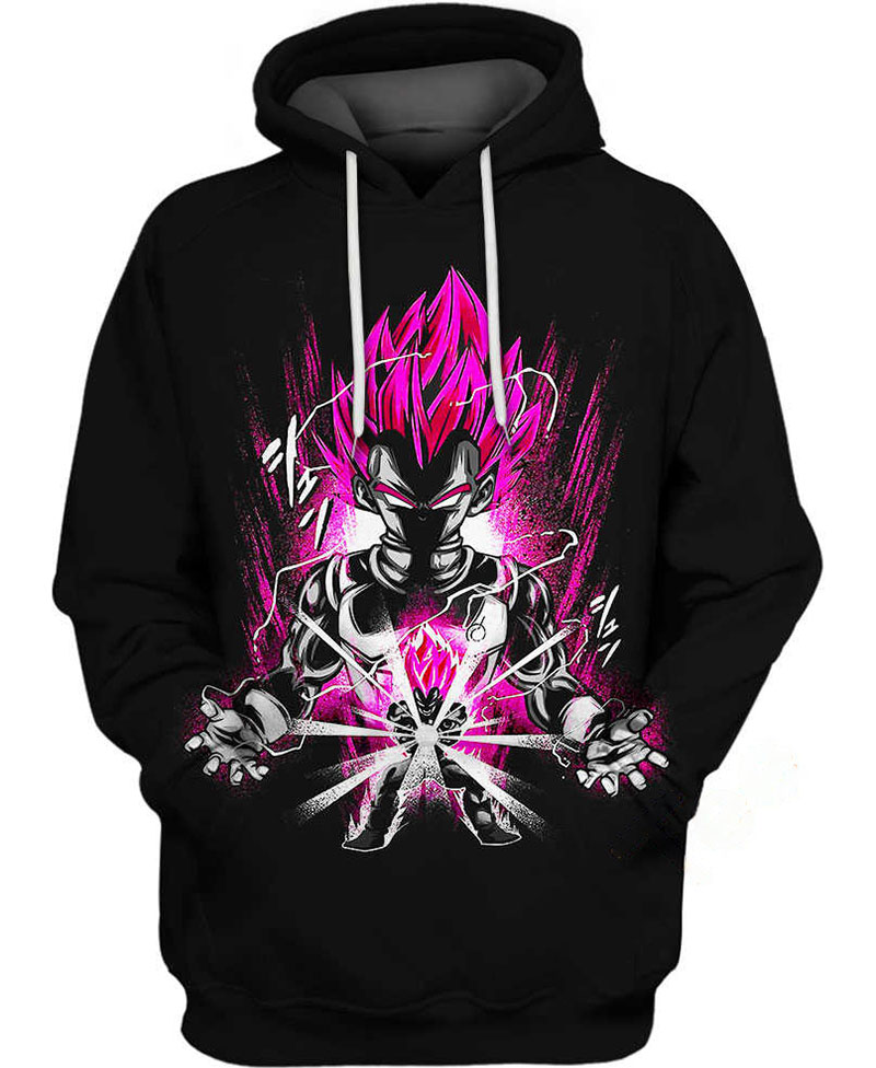 Vegeta Super Saiyan Hoodie 3D 3 Vegeta Super Saiyan Hoodie 3D