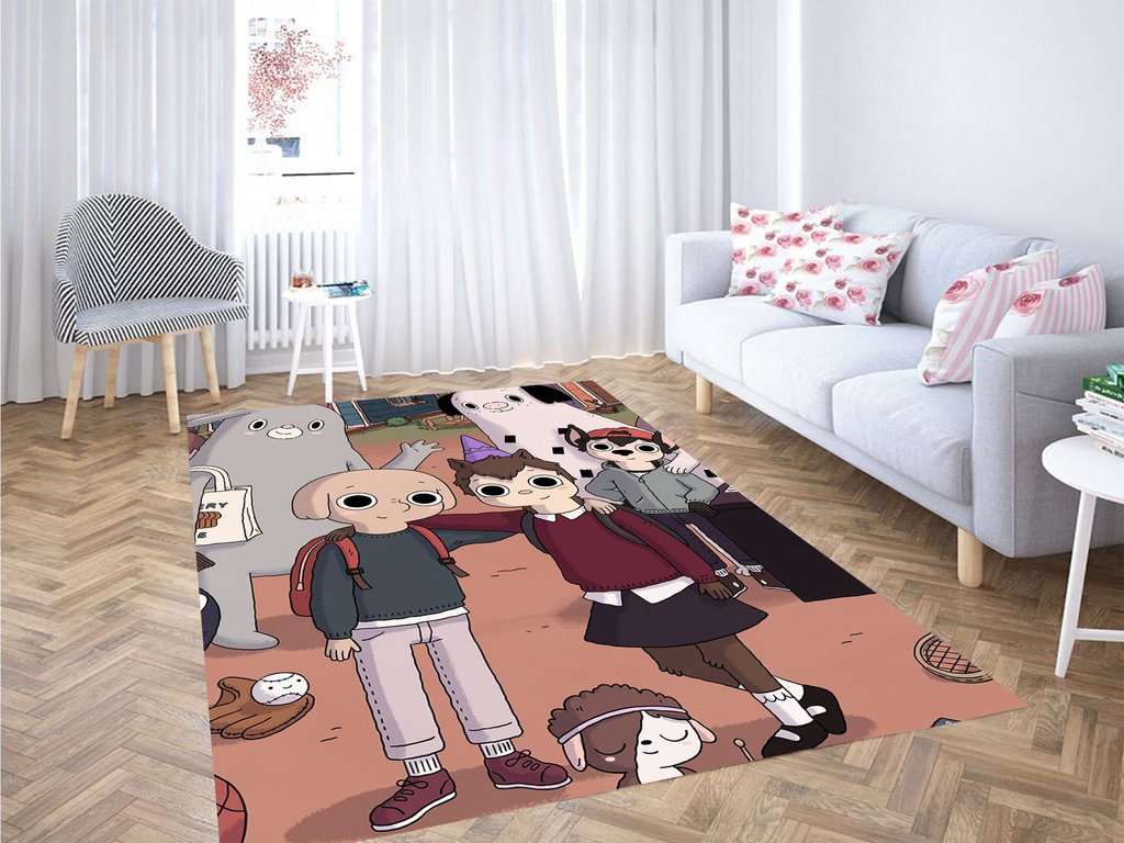 Summer Camp Island Living Room Modern Carpet Rug