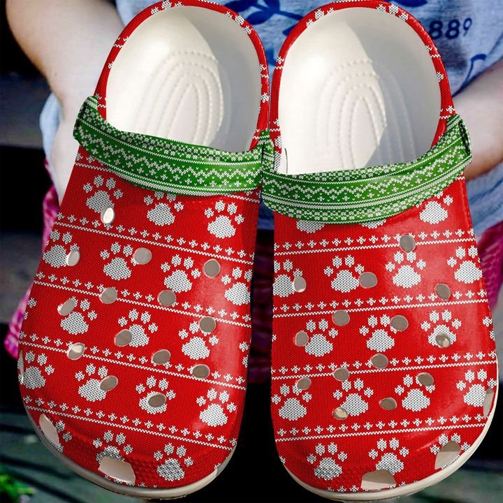Vet Tech Christmas Paws Crocs Clog Shoes 1 Vet Tech Christmas Paws Crocs Clog Shoes