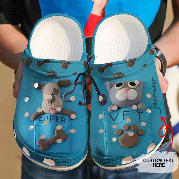 Vet Tech Personalized Shirt Crocs Clog Shoes