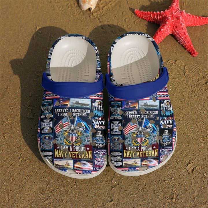 Veteran Navy Crocs Clog Shoes 11 Veteran Navy Crocs Clog Shoes