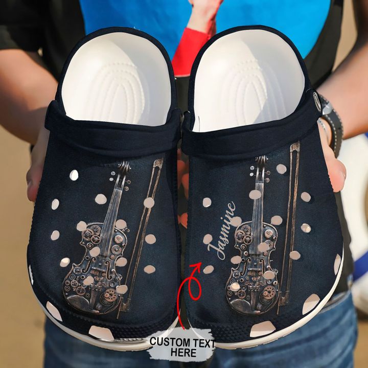 Violin Personalized Vintage Crocs Clog Shoes 3 Violin Personalized Vintage Crocs Clog Shoes