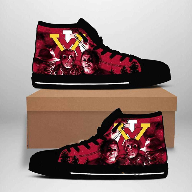 Virginia Military Institute Keydets Ncaa High Top Shoes