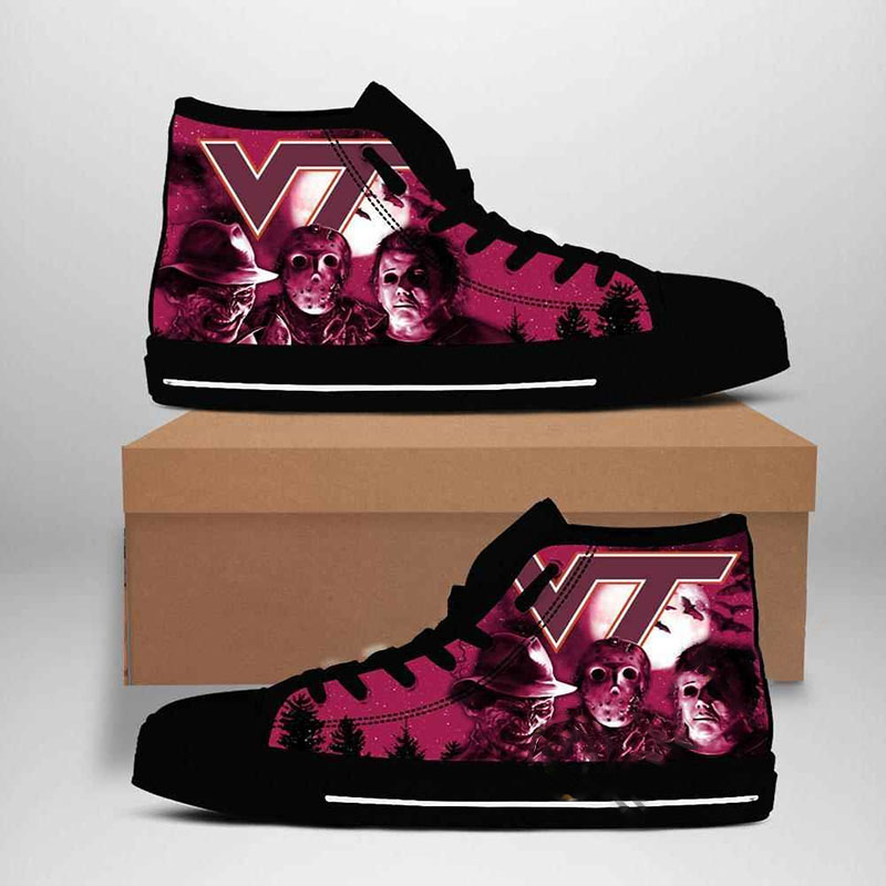 Virginia Tech Hokies Ncaa High Top Shoes