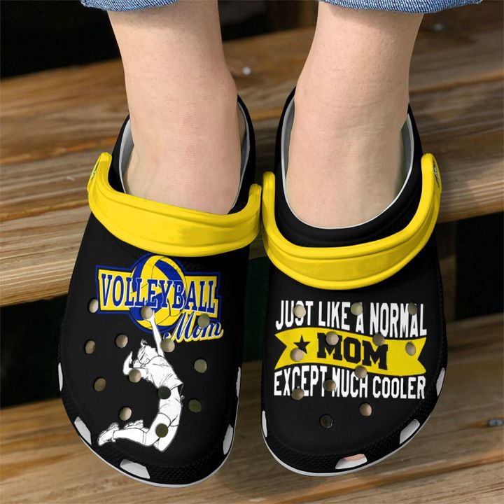 Volleyball Cool Mom Crocs Clog Shoes