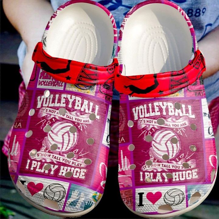 Volleyball Eat Sleep Play Crocs Clog Shoes