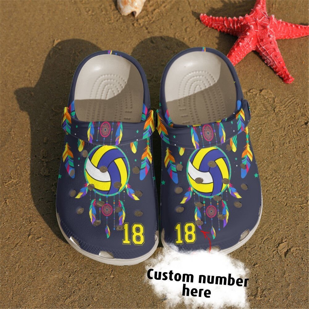 Volleyball Personalized Catcher Crocs Clog Shoes 5 Volleyball Personalized Catcher Crocs Clog Shoes
