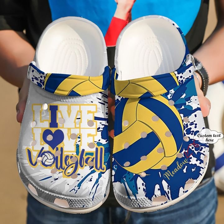 Volleyball Personalized Live Love Crocs Clog Shoes 5 Volleyball Personalized Live Love Crocs Clog Shoes