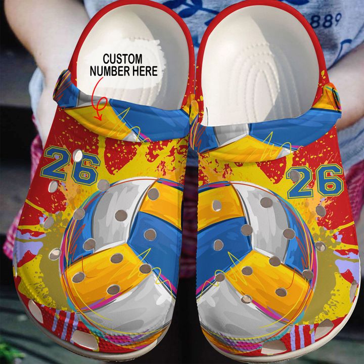 Volleyball Personalized Love Crocs Clog Shoes 13 Volleyball Personalized Love Crocs Clog Shoes