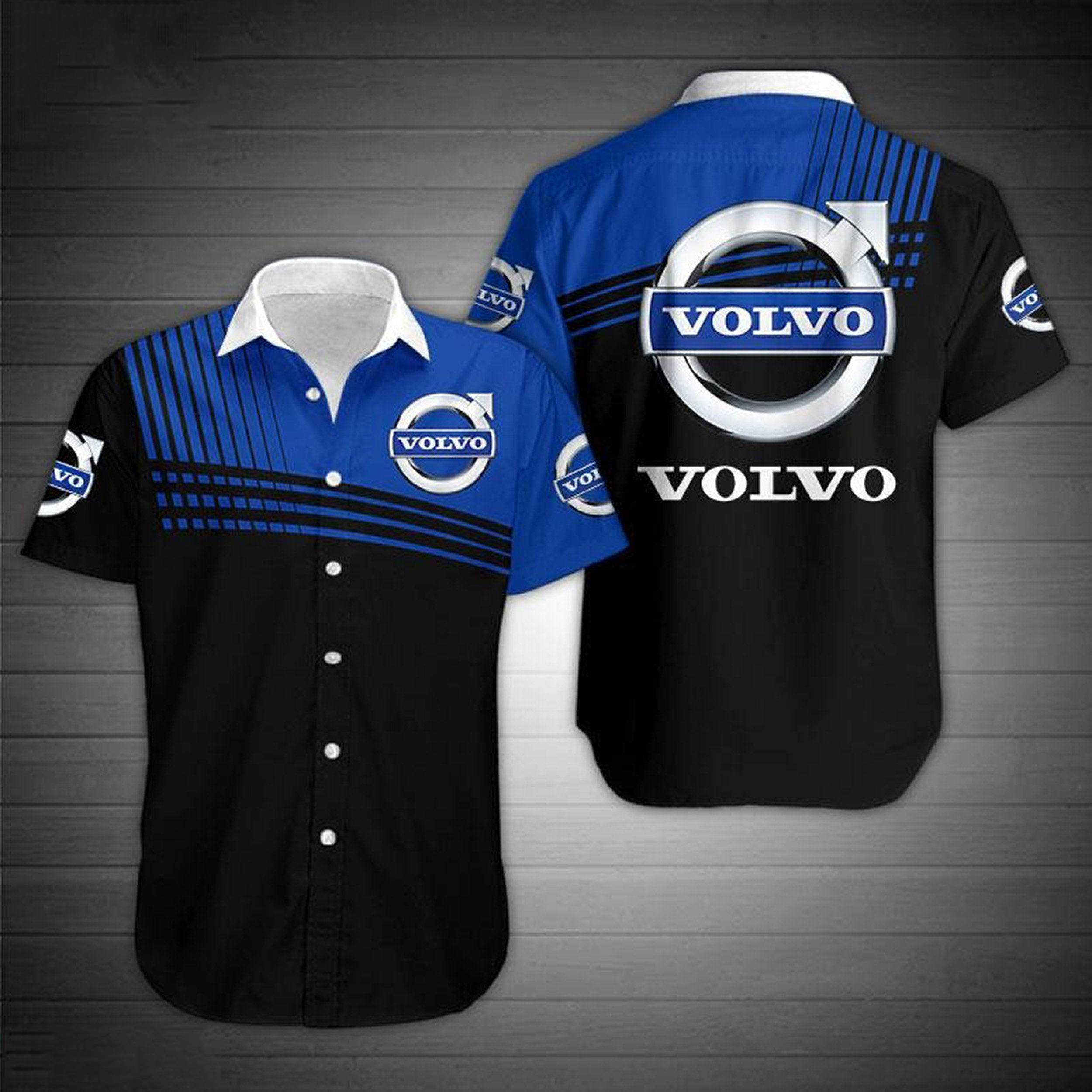Volvo Summer Fashion Short Sleeve Hawaiian Shirts