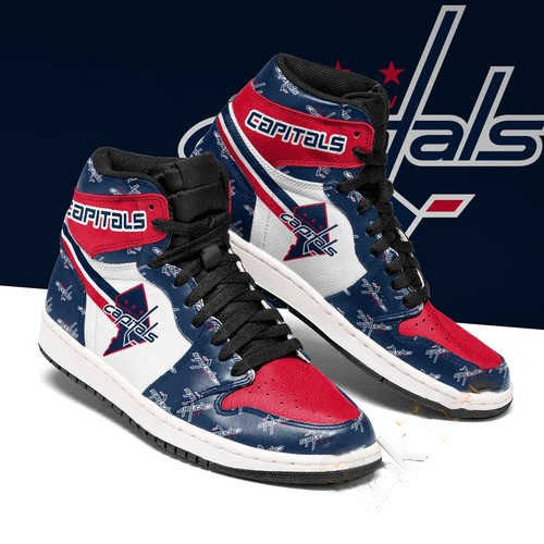 Washington Capitals High Top Jordan Custom Air Jordan Shoes