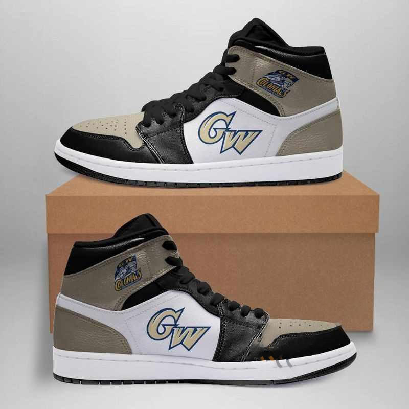 Washington Colonials Custom Air Jordan Shoes 12 Washington Colonials Custom Air Jordan Shoes