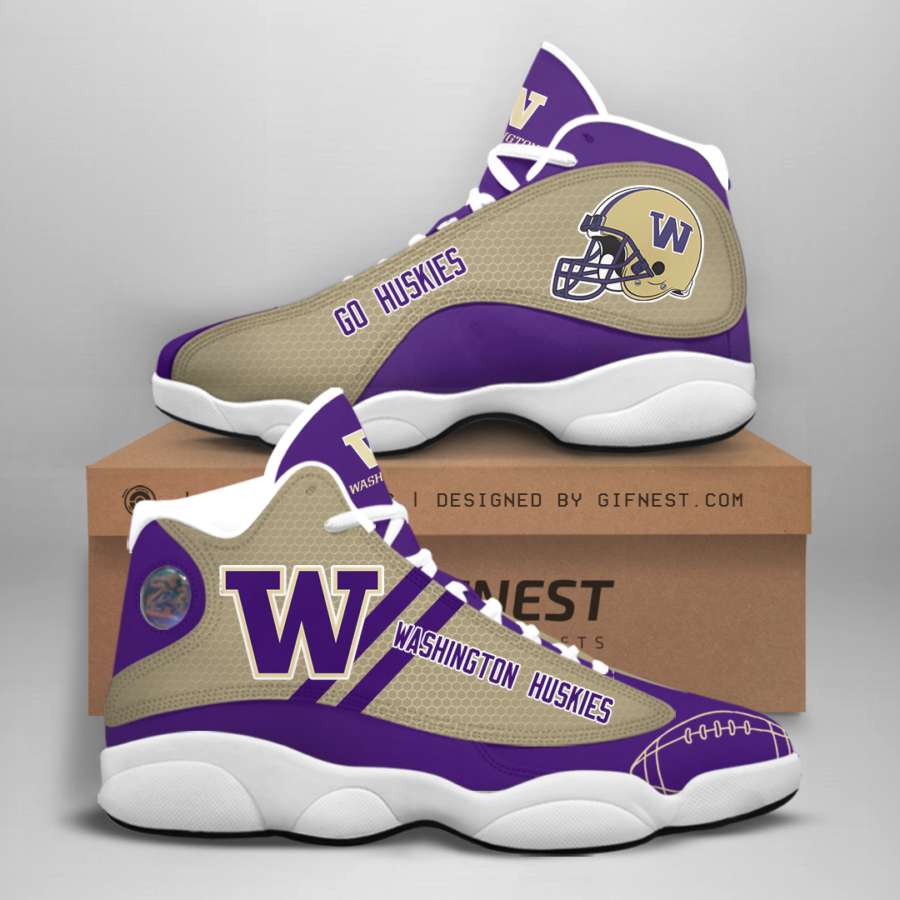 Washington Huskies Custom Air Jordan Shoes
