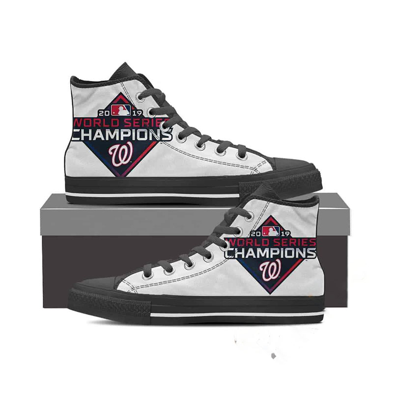 Washington Nationals 2019 World Series Champions High Top Shoes