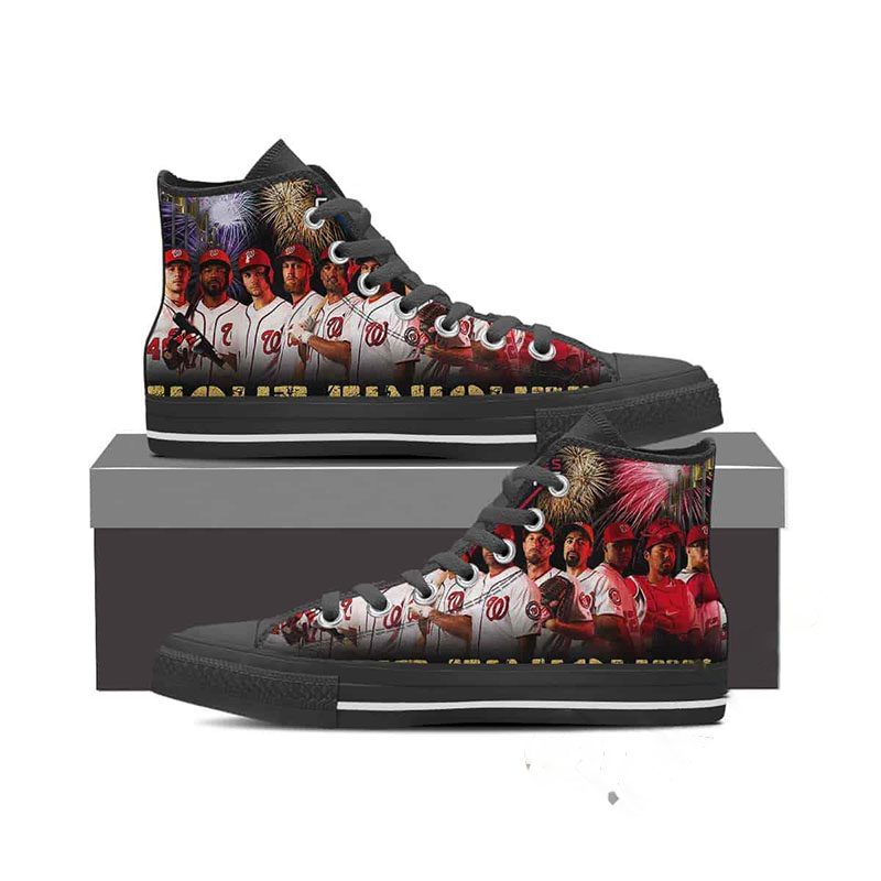 Washington Nationals 2019 World Series Champions High Top Shoes