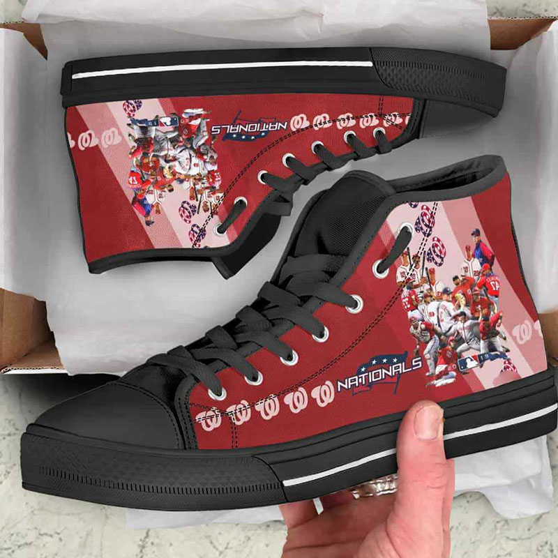 Washington Nationals 2019 World Series Champions High Top Shoes