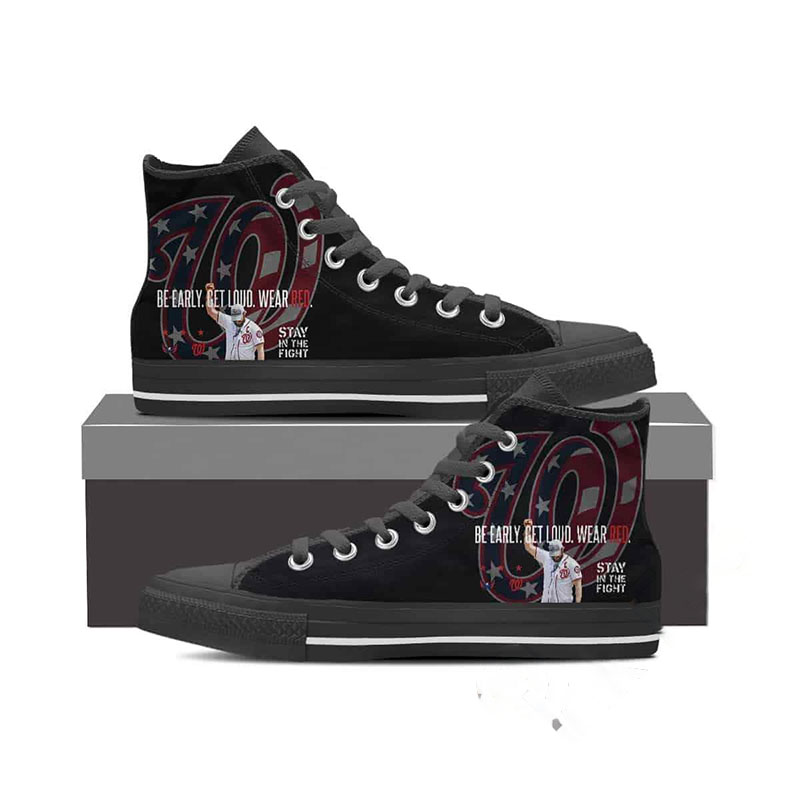 Washington Nationals 2019 World Series Champions High Top Shoes