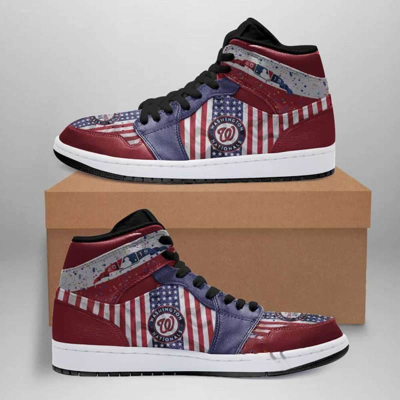 Washington Nationals 2019 World Series Champions Custom Air Jordan Shoes 3 Washington Nationals 2019 World Series Champions Custom Air Jordan Shoes