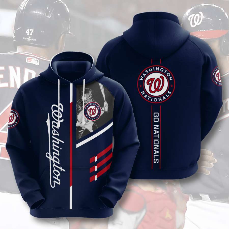 Washington Nationals Custom Hoodie 3D