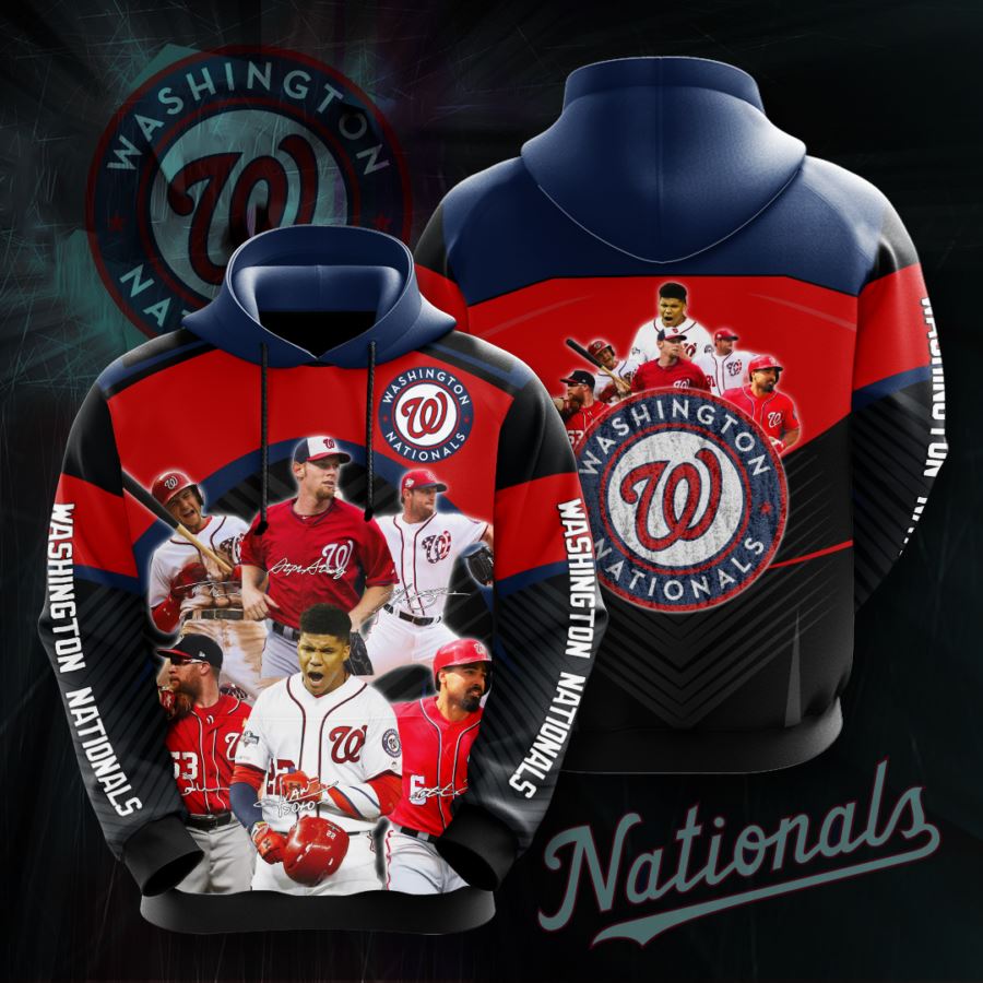 Washington Nationals Custom Hoodie 3D