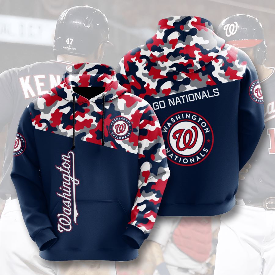 Washington Nationals Custom Hoodie 3D 5 Washington Nationals Custom Hoodie 3D