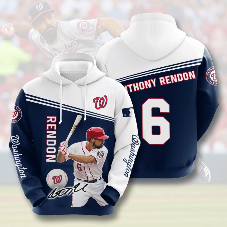 Washington Nationals Custom Hoodie 3D