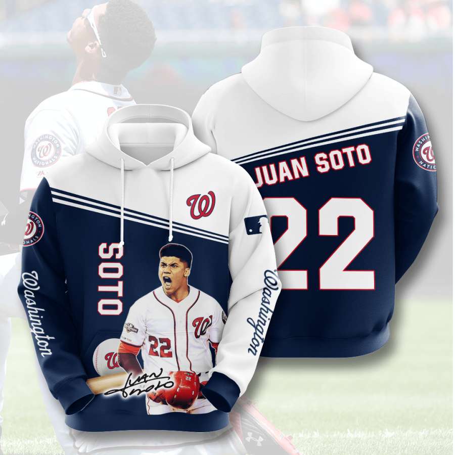 Washington Nationals Custom Hoodie 3D 1 Washington Nationals Custom Hoodie 3D