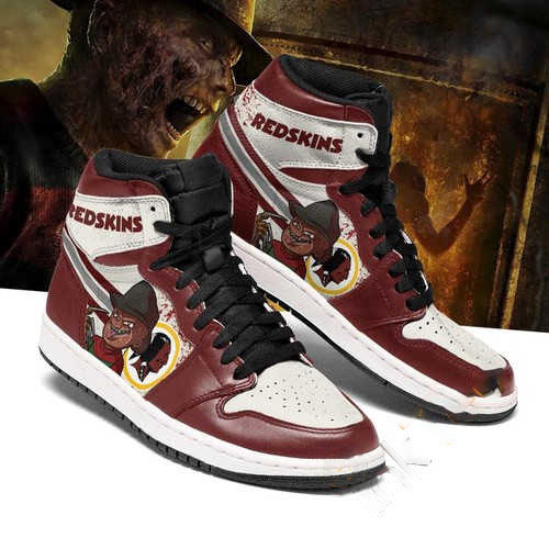 Washington Redskins Horror Custom Air Jordan Shoes