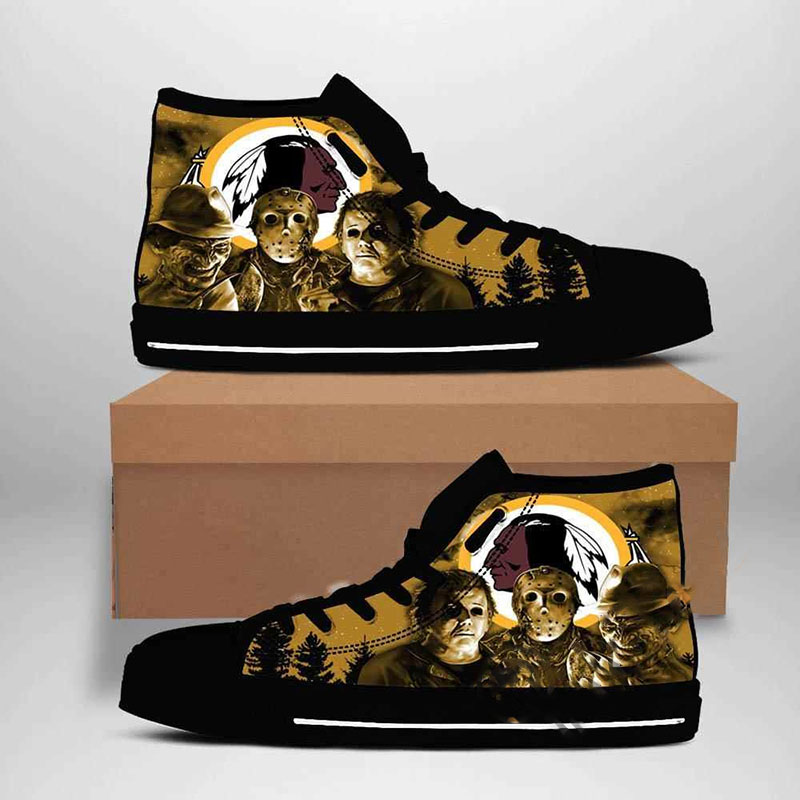 Washington Redskins Nfl Football High Top Shoes 2 Washington Redskins Nfl Football High Top Shoes