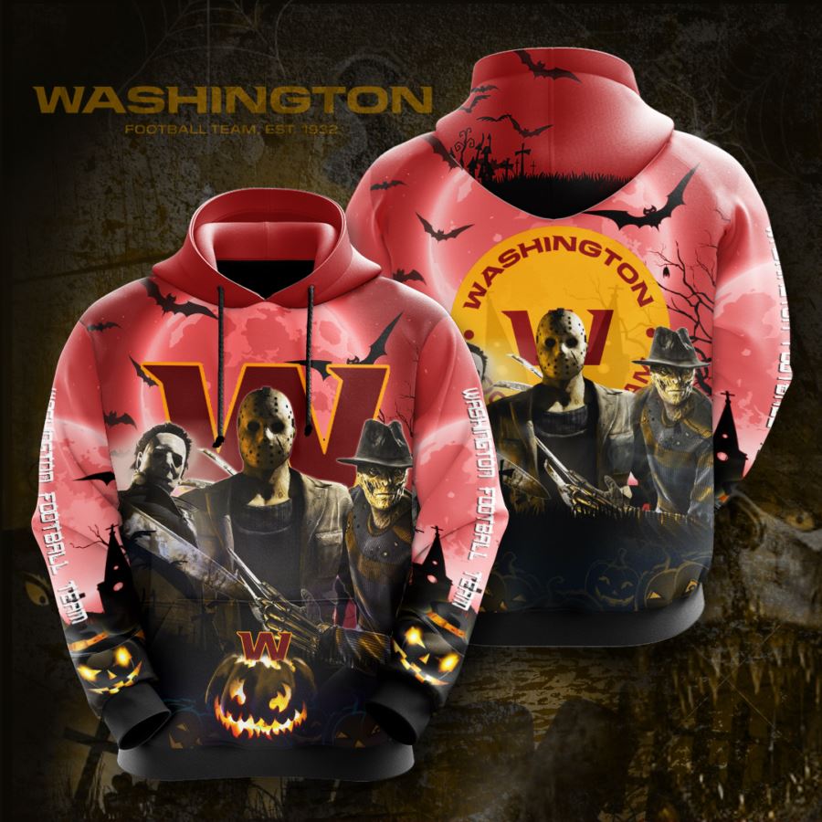 Washington Redskins Custom Hoodie 3D 2 Washington Redskins Custom Hoodie 3D