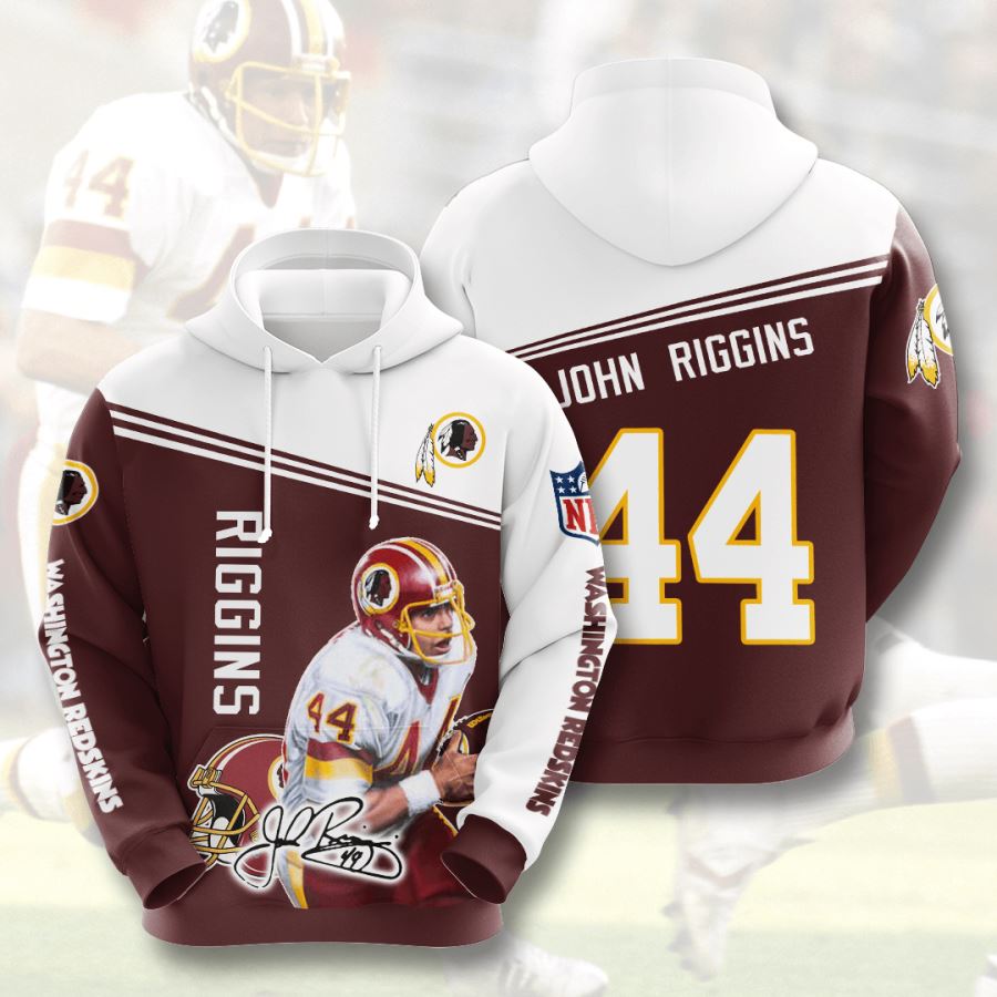Washington Redskins Custom Hoodie 3D 4 Washington Redskins Custom Hoodie 3D