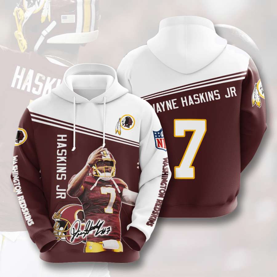 Washington Redskins Custom Hoodie 3D 4 Washington Redskins Custom Hoodie 3D