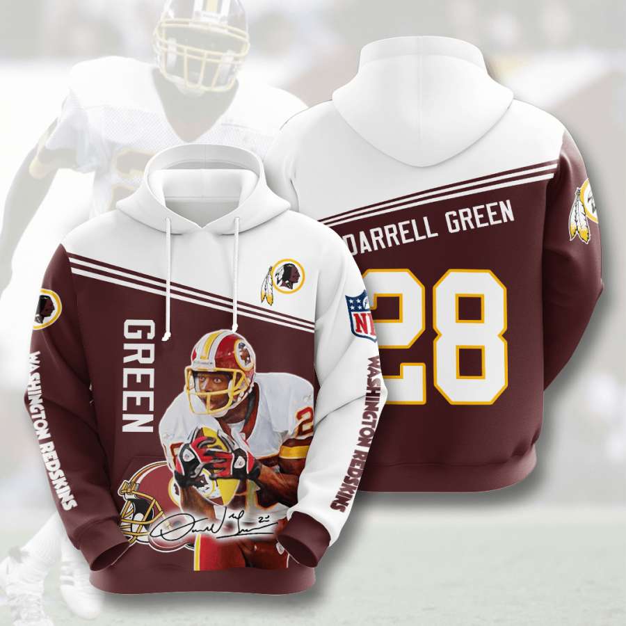 Washington Redskins Custom Hoodie 3D 7 Washington Redskins Custom Hoodie 3D