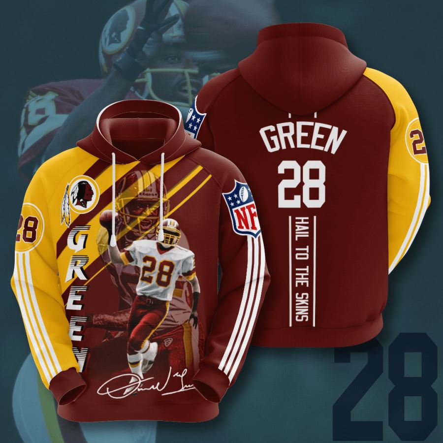 Washington Redskins Custom Hoodie 3D