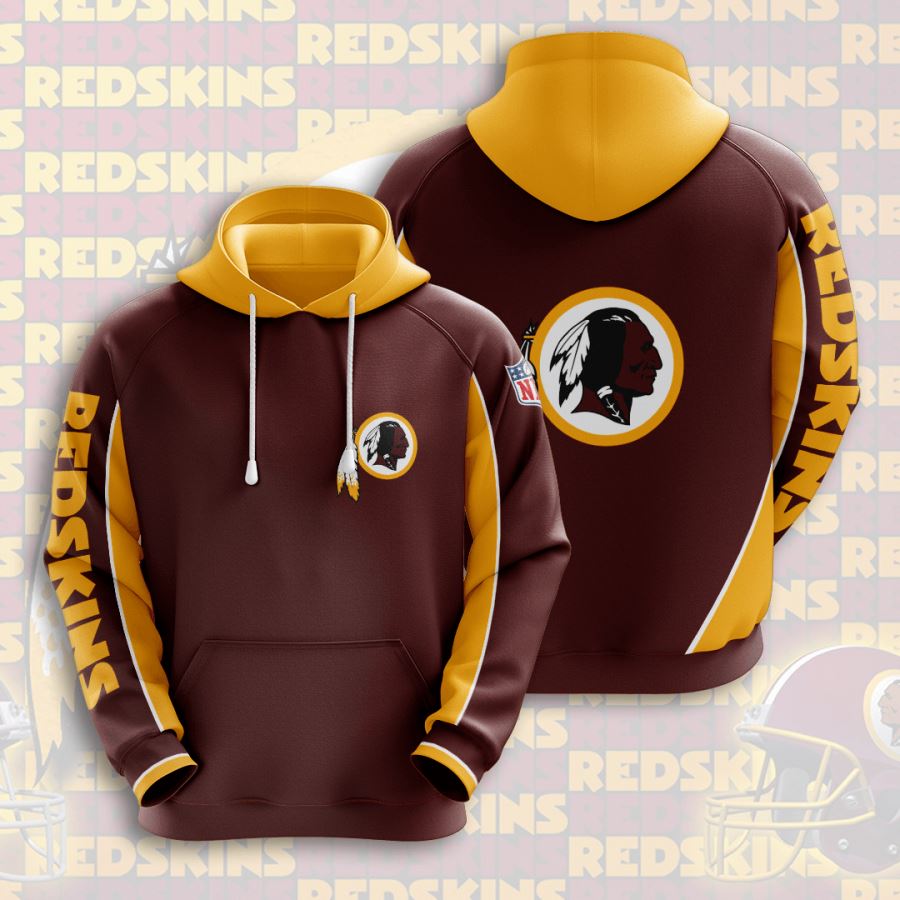 Washington Redskins Custom Hoodie 3D 11 Washington Redskins Custom Hoodie 3D