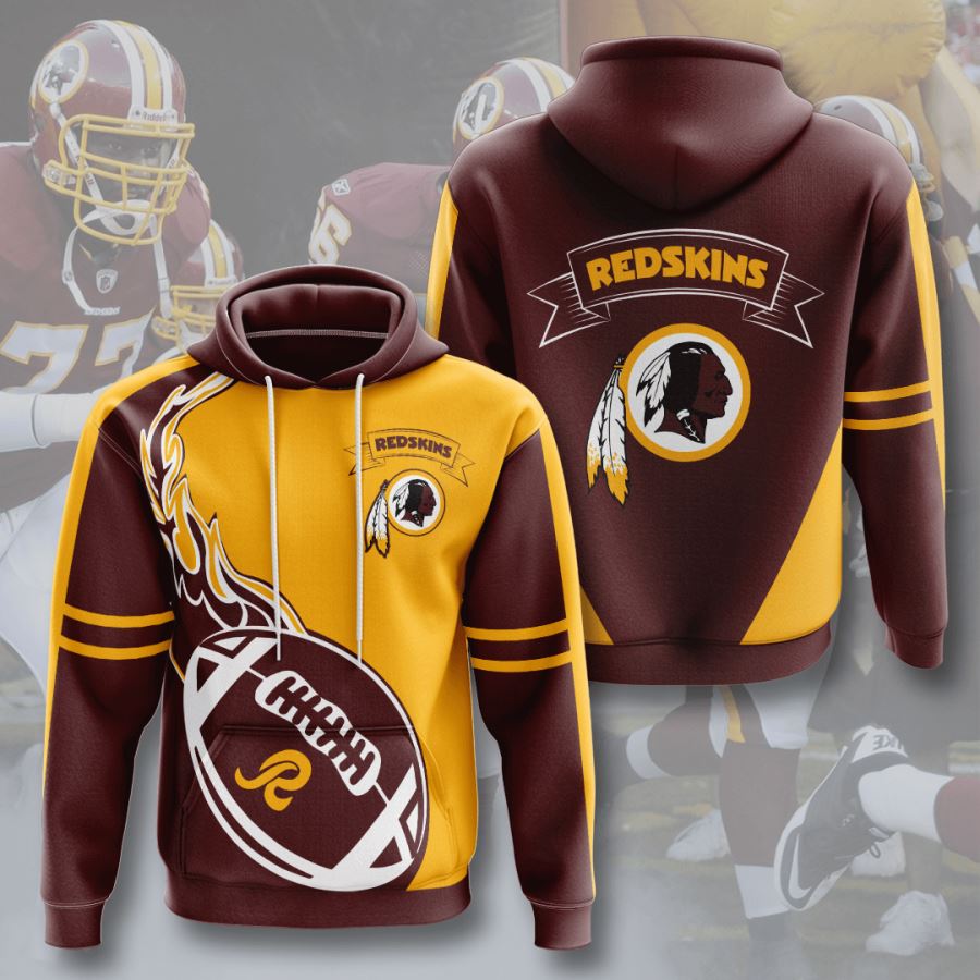 Washington Redskins Custom Hoodie 3D