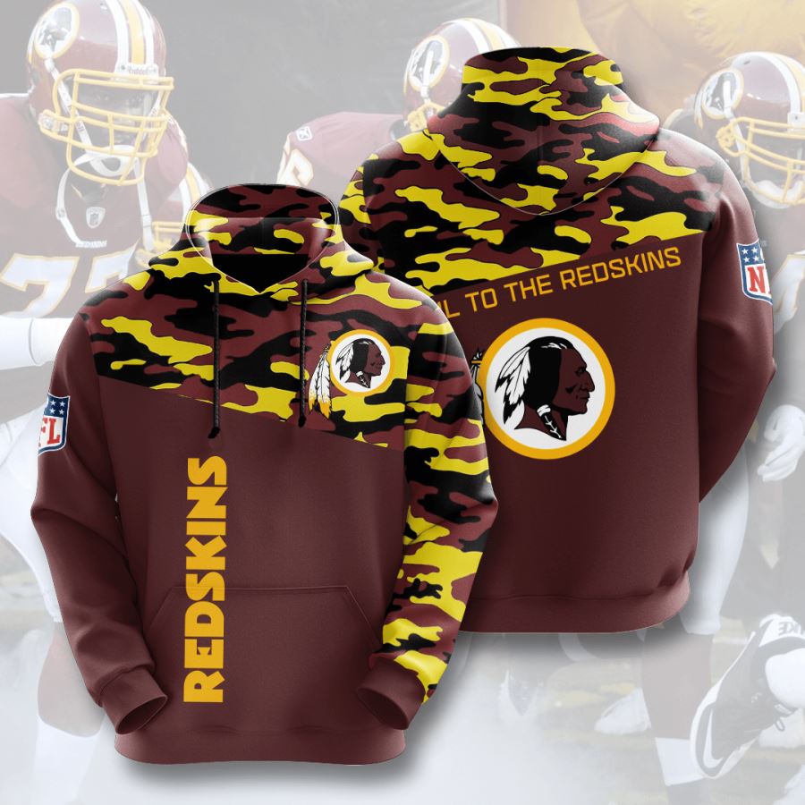Washington Redskins Custom Hoodie 3D