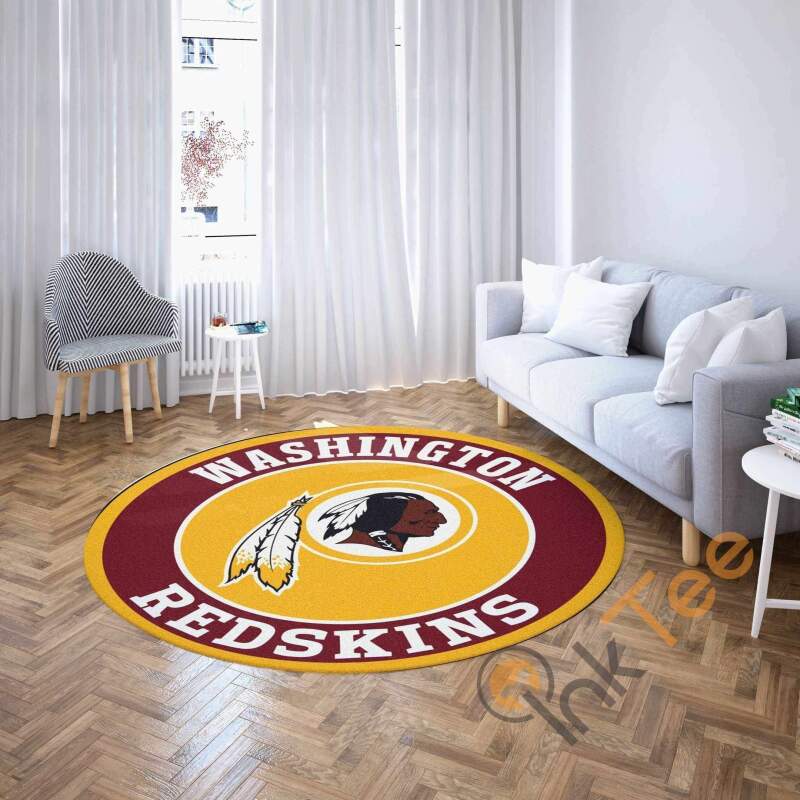 Washington Redskins Round Carpet Nfl Football Rug